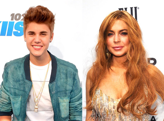 Justin Bieber, Lindsay Lohan Justin Bieber, Lindsay Lohan